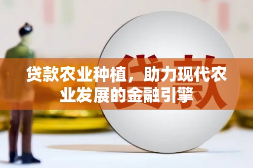 阿城贷款农业种植，助力现代农业发展的金融引擎