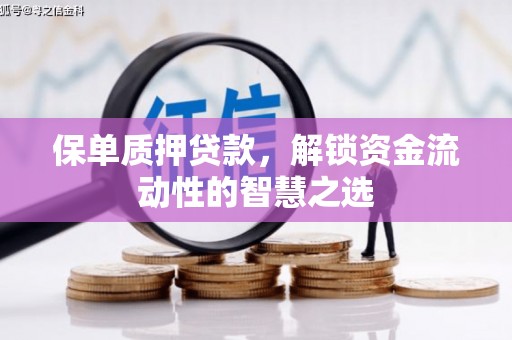 阿城保单质押贷款，解锁资金流动性的智慧之选