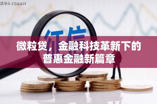 阿城微粒贷，金融科技革新下的普惠金融新篇章
