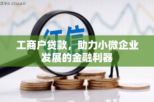 阿城工商户贷款，助力小微企业发展的金融利器