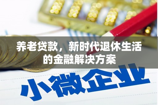 阿城养老贷款，新时代退休生活的金融解决方案