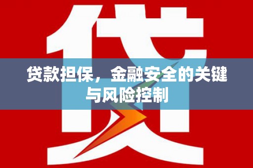 阿城贷款担保，金融安全的关键与风险控制